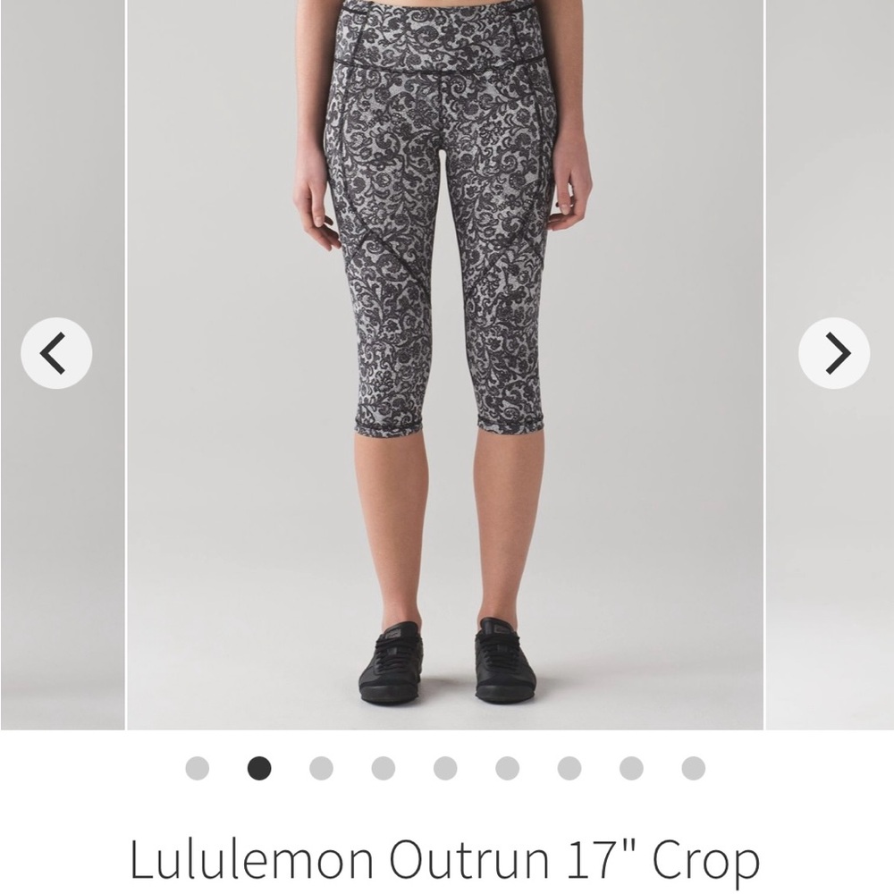 Lululemon Athletica Outrun Crop Leggings